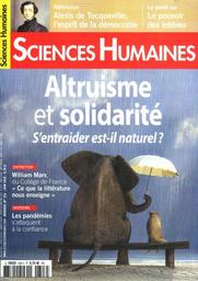 Sciences humaines. 326, Juin 2020 : Altruisme et solidarité | 