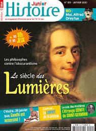 Histoire junior. 103, 01 Janvier 2021 : Le siècle des Lumières | 