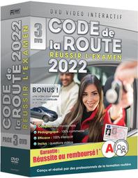 Code de la route 2022, réussir l'examen : 3 DVD interactif | 