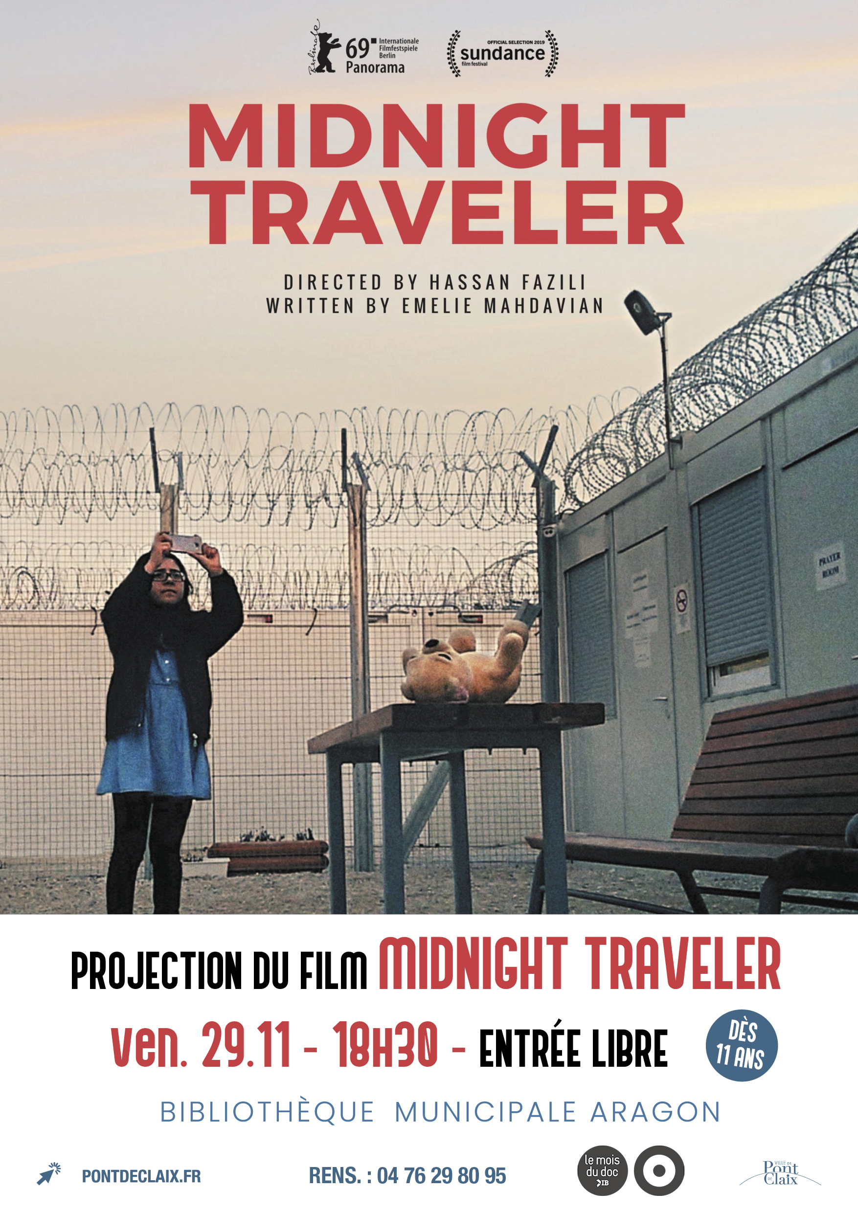 Projection du film Midnight Traveler (Mois du film documentaire) | 